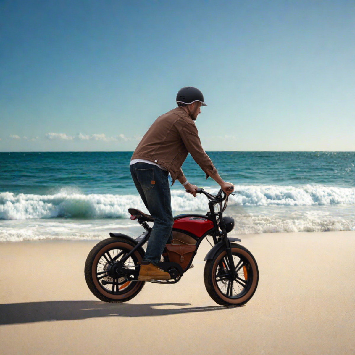 Hidoes B10 Fat Tire Electric Bike, 1000W Electric Fat Bike, 48V 13Ah Battery, Cowboy Style Electric Bicycle, 64 KM Long Range eBike, Max load 150kgHidoes B10 Fat Tire E-Bike, 1000W Electric Fat Bike, 48V 12.5Ah Battery, Cowboy Style Electric Bicycle, 64 KM Long Range eBike, Max load 150kg