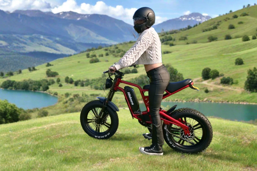 Hidoes B6 Red electric bike for lady