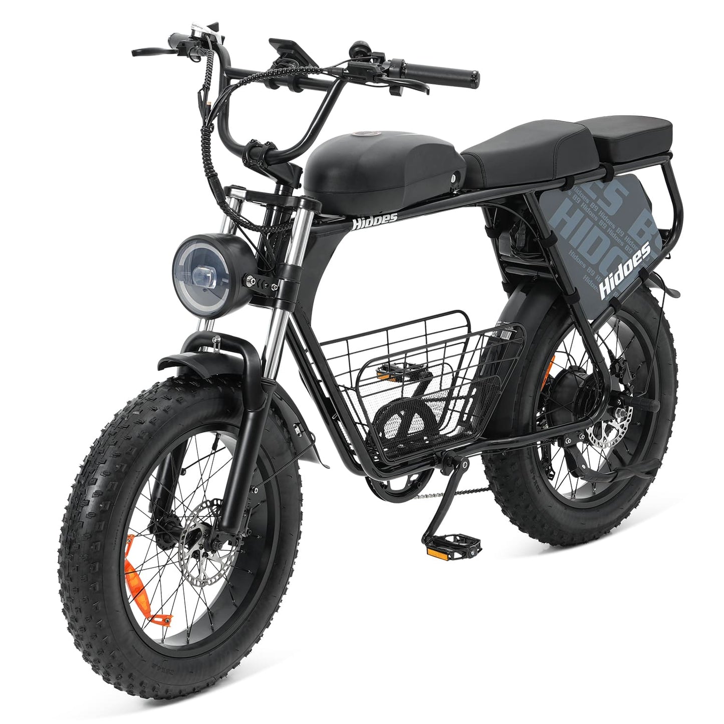 Hidoes B9 Dual Battery Electric Bike with Basket for Long Range City Commuting