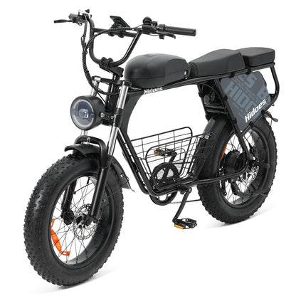 Hidoes B9 Dual Battery Electric Bike with Basket for Long Range City Commuting