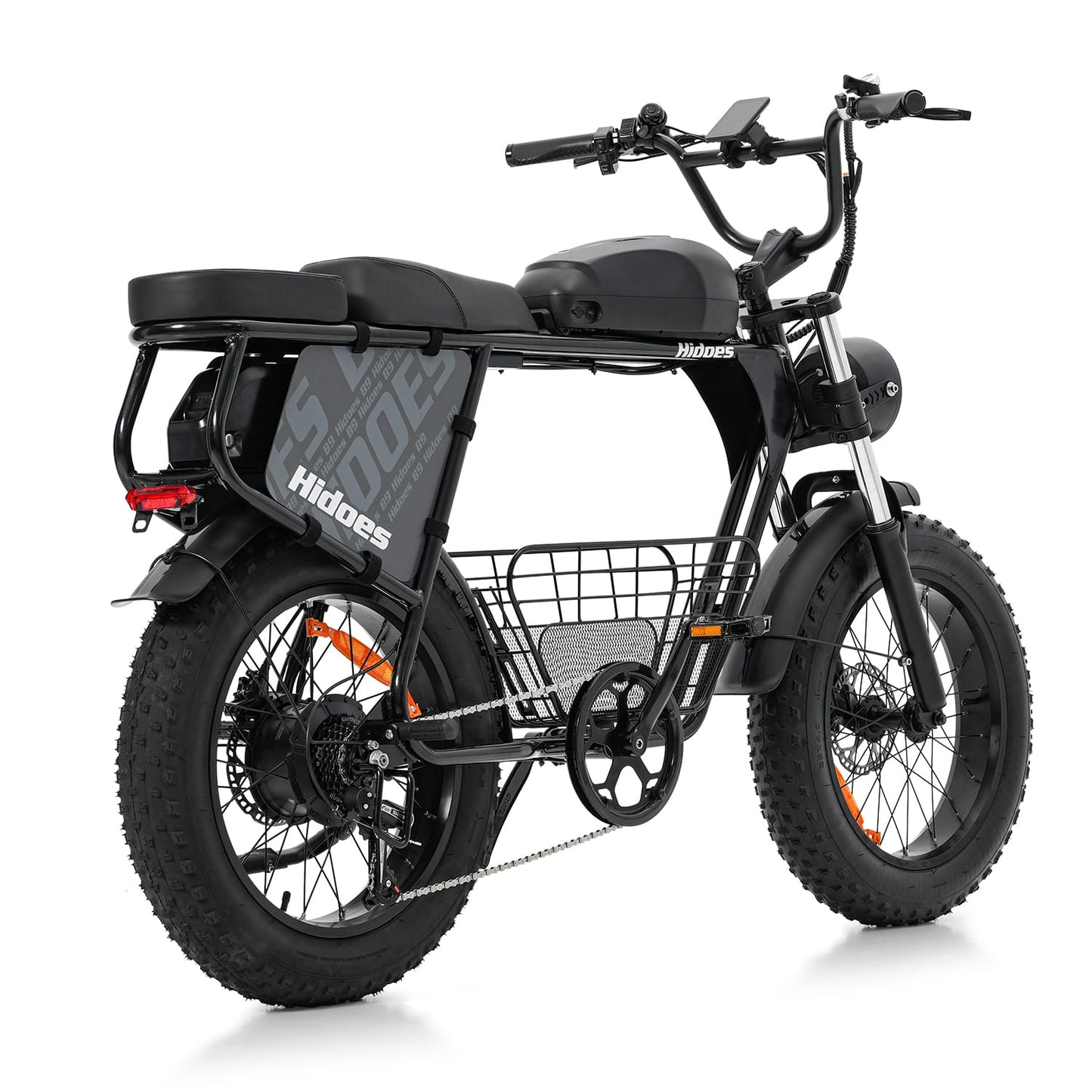 Hidoes B9 Dual Battery Electric Bike with Basket for Long Range City Commuting