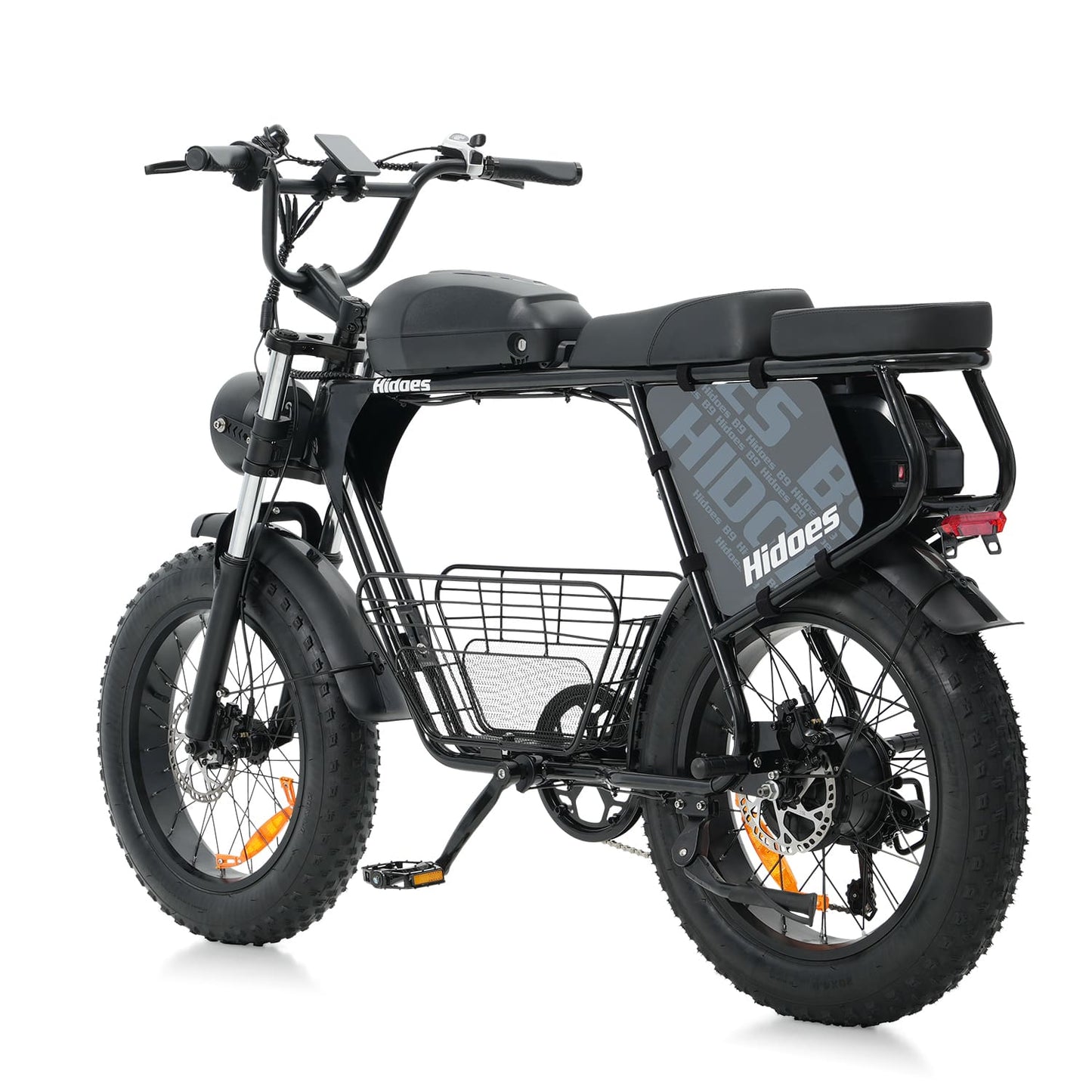 Hidoes B9 Dual Battery Electric Bike with Basket for Long Range City Commuting