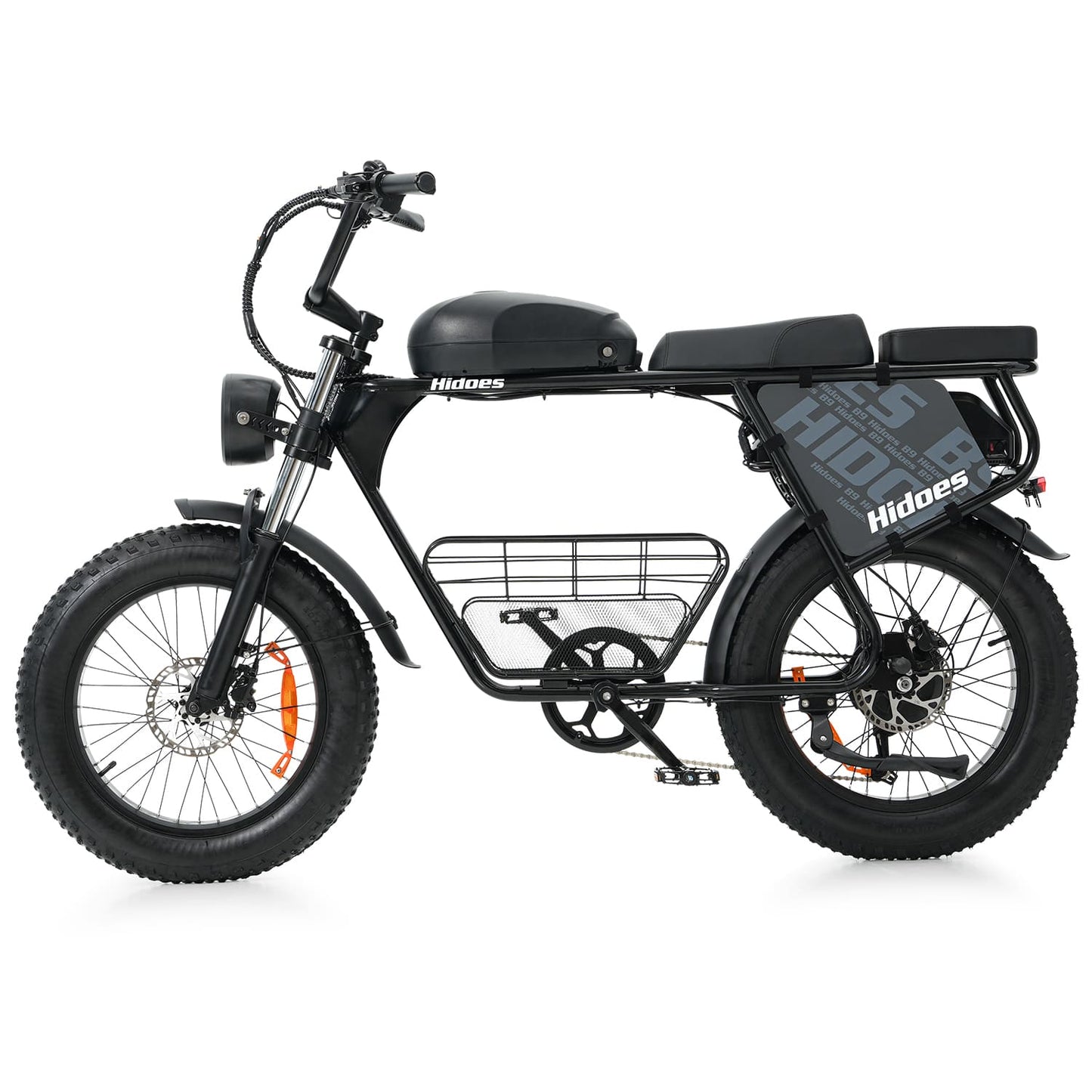 Hidoes B9 Dual Battery Electric Bike with Basket for Long Range City Commuting
