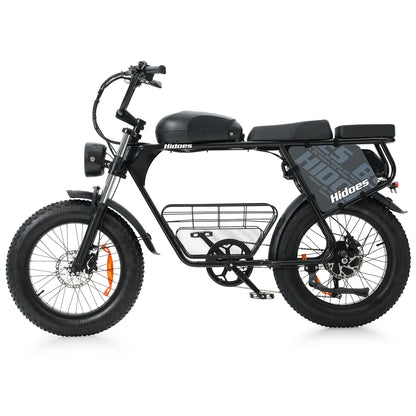 Hidoes B9 Dual Battery Electric Bike with Basket for Long Range City Commuting