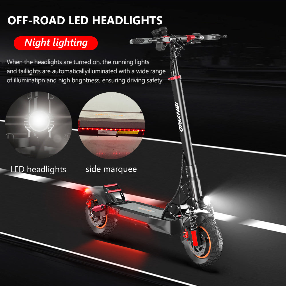 iENYRID M4 electric scooter for adults with bright lighting system