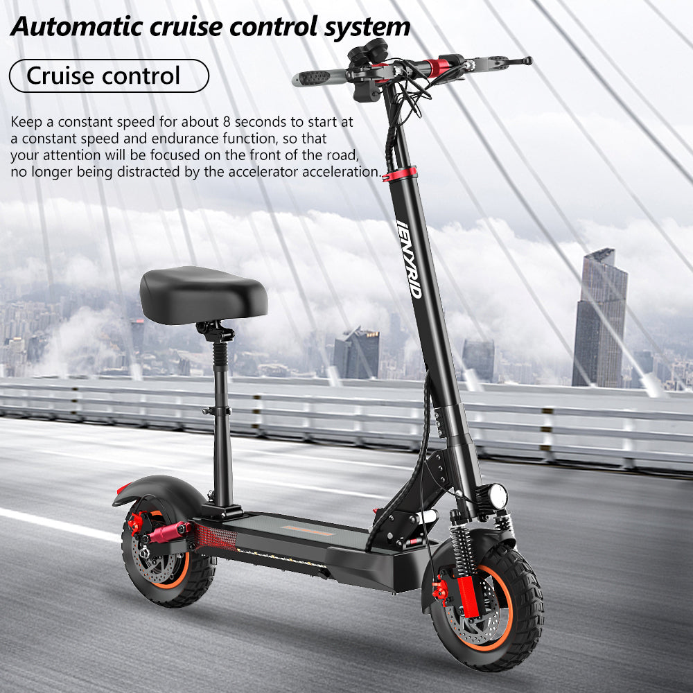 iENYRID M4 600W Electric Scooter, Commuting Electric Scooter for Adults, Folding Electric Scooter with 45km/h, 48V 10Ah Battery